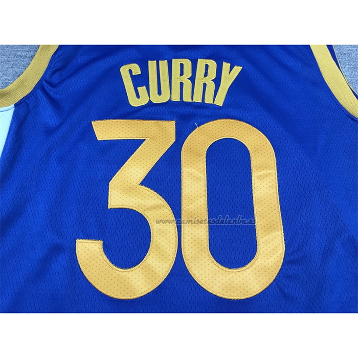 Camiseta Golden State Warriors Stephen Curry NO 30 Icon 2022-23 Azul